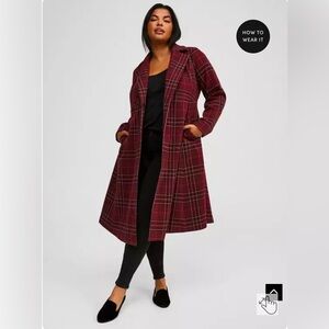 Softest Coat Tie Front Coat